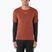 Футболка для бігу чоловіча Salomon Sense Aero GFX Tee SS burnt umber/coffee bean