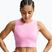 Футболка жіноча Nike Pro pink rise/white