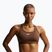 Спортивний бюстгальтер жіночий Nike Swoosh Medium Support cacao wow/white