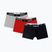 Чоловічі боксерки Nike Jordan Flight Cotton Trunk 3шт gym red/black