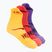 Шкарпетки HOKA No-Show Run Sock 3-pack egg yolk/cerise/virtual violet