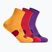 Шкарпетки HOKA Quarter Run Sock 3-Pack egg yolk/cerise/virtual violet