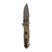 Ніж туристичний TB Outdoor CAC Serration Manche Toxifie PA6 GF khaki