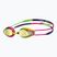 Окуляри для плавання дитячі arena Tracks JR Mirror blue yellow violet/fuchsia/green
