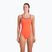 Купальник суцільний жіночий arena Lace Back Solid bright coral/plum