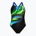 Купальник суцільний жіночі arena Bloom Swim Pro Back Lb multi black/black/blue china