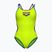 Купальник суцільний жіночий arena One Double Cross Back One Piece artic lime/plum/blue cosmo