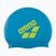 Шапочка для плавання arena Big Logo blue cosmo/artic lime