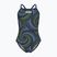 Купальник суцільний дитячий arena Fireflow Lightdrop Back navy/team navy yellow