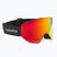 Окуляри сноубордичні VonZipper Encore black satin/wildlife fire chrome