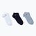 Lacoste RA4183 3 пари шкарпеток сріблястий фарфор / темно-синій / білий