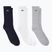 Lacoste RA4182 3 пари шкарпеток сріблястий фарфор / білий / темно-синій
