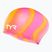 Шапочка для плавання TYR Multi-Color Long Hair Silicone orange/pink