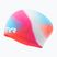 Шапочка для плавання TYR Tiedye Long Hair Multicolor Jr pink/blue/orange