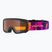 Дитячі гірськолижні окуляри Alpina Piney чорні/рожеві матові/помаранчеві