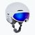 Гірськолижний шолом Alpina Alto Q-Lite білий матовий/синій revo