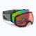 Окуляри гірськолижні Alpina Falera Mag Q-Lite black/green matt/green/pink