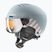 Шолом гірськолижний дитячий UVEX Rocket Visor Jr rhino/blush matt/mirror silver/lasergold lite