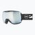 Гірськолижні окуляри UVEX Downhill 2100 CV чорні матові/дзеркальні білі/зелені