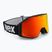 Окуляри лижні UVEX Gravity FM black matt/mirror red orange clear