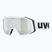 Окуляри лижні UVEX Gravity FM white matt/mirror silver clear green