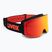 Окуляри лижні дитячі UVEX Pwdr FM black matt/mirror red orange clear