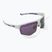 Окуляри сонцезахисні UVEX Axos Set white matt/mirror purple/clear