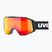 Гірськолижні окуляри UVEX Gravity FM black matt/mirror red/orange/clear