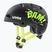 Шолом дитячий UVEX Kid 4 Style bam black/lime matt