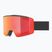 Окуляри лижні UVEX Ignite FM S3 black matt/mirror red