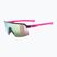 Окуляри сонцезахисні дитячі UVEX Dyrt Jr black pink mat/mirror pink