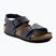 Сандалі дитячі BIRKENSTOCK New York Birkibuc Narrow navy