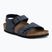Сандалі дитячі BIRKENSTOCK New York Birkibuc Narrow navy