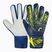 Воротарські рукавиці Reusch Attrakt Starter Solid преміум класу сині/соковиті жовті