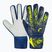 Дитячі воротарські рукавиці Reusch Attrakt Starter Solid Junior преміум класу сині/соковиті жовті