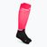 Шкарпетки компресійні бігові чоловічі CEP Tall 4.0 pink/black