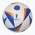 М'яч футбольний adidas Fussballiebe Club white/glow blue/lucky orange розмір 4
