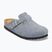Шльопанці BIRKENSTOCK Boston Suede Leather stone blue