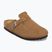 Шльопанці BIRKENSTOCK Boston Suede Leather dark tea