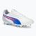 Кросівки футбольні чоловічі PUMA King Match MxSG puma white/bluemazing/flat light grey/sunset glow