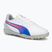 Кросівки футбольні дитячі PUMA King Match TT Jr puma white/bluemazing/flat light grey/sunset glow