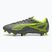 Кросівки футбольні PUMA Ultra 5 Play FG/AG matte aged silver/yellow alert/puma aged silver