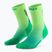 Шкарпетки компресійні жіночі CEP Run Edt. Gradient Mid Cut Compression 5.0 green/lime fade