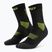 Шкарпетки компресійні жіночі CEP Run Mid Cut 5.0 black/lime