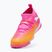 Кросівки футбольні дитячі PUMA Future 9 Match TT + Mid Jr poison pink/puma wht/sun stream/bright aqua/puma blk