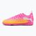 Кросівки футбольні дитячі PUMA Future 9 Play TT poison pink/puma wht/sun stream/bright aqua/puma blk