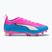 Кросівки футбольні дитячі PUMA Ultra 6 Pro Jr FG/AG poison pink/puma wht/sunstream/bright aqua/puma blk