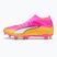 Кросівки футбольні PUMA Ultra 6 Match + FG/AG poison pink/puma wht/sun stream/bright aqua/puma blk