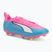 Кросівки футбольні дитячі PUMA Ultra 6 Play FG/AG Jr poison pink/puma wht/sun stream/bright aqua/puma blk