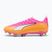 Кросівки футбольні дитячі PUMA Ultra 6 Play FG/AG Jr poison pink/puma wht/sun stream/bright aqua/puma blk
